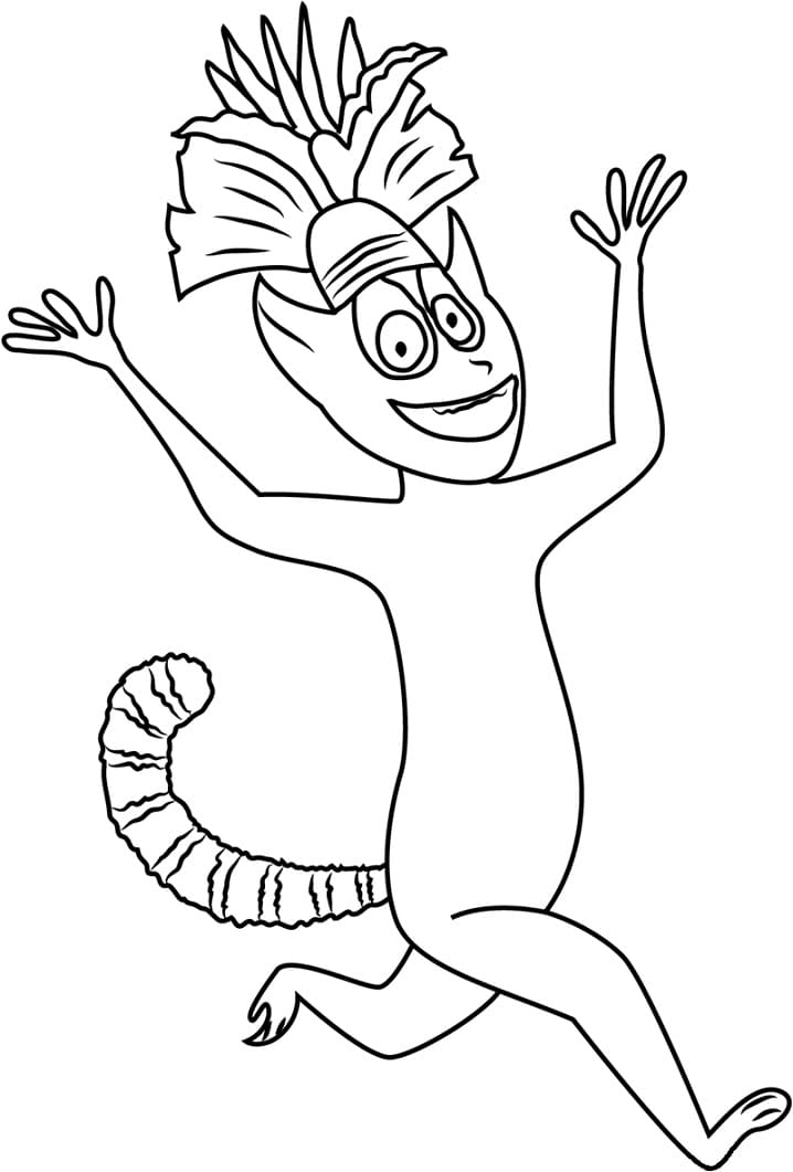 Coloriage gratuit Madagascar (Dessin Animé) #209789 de la collection Films d'Animation à imprimer