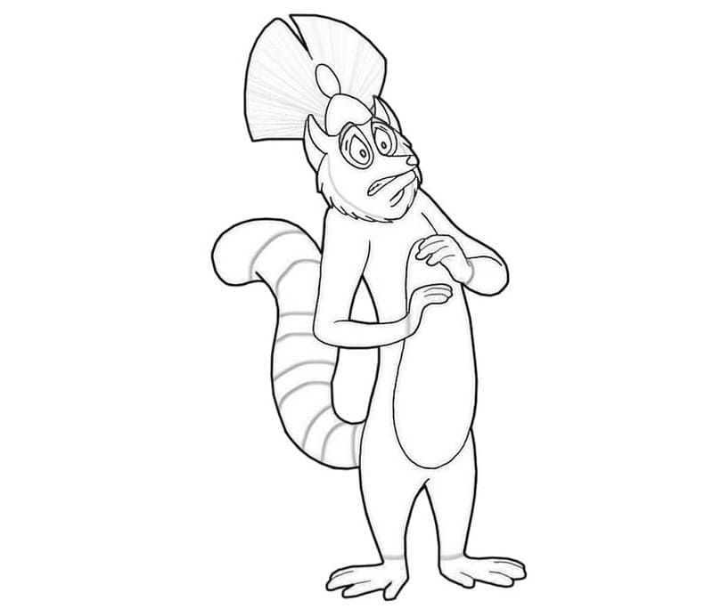 Coloriage gratuit Madagascar (Dessin Animé) #209790 de la collection Films d'Animation à imprimer