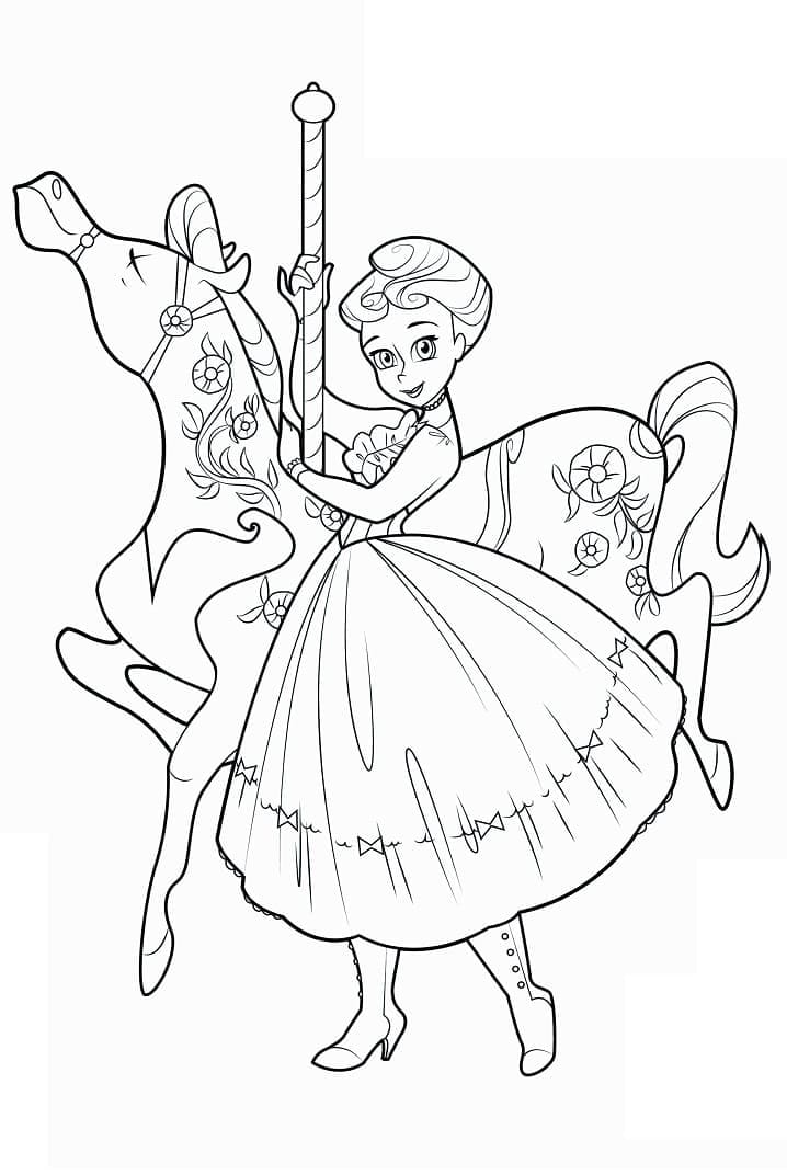 Coloriage gratuit Mary Poppins #204822 de la collection Films d'Animation à imprimer