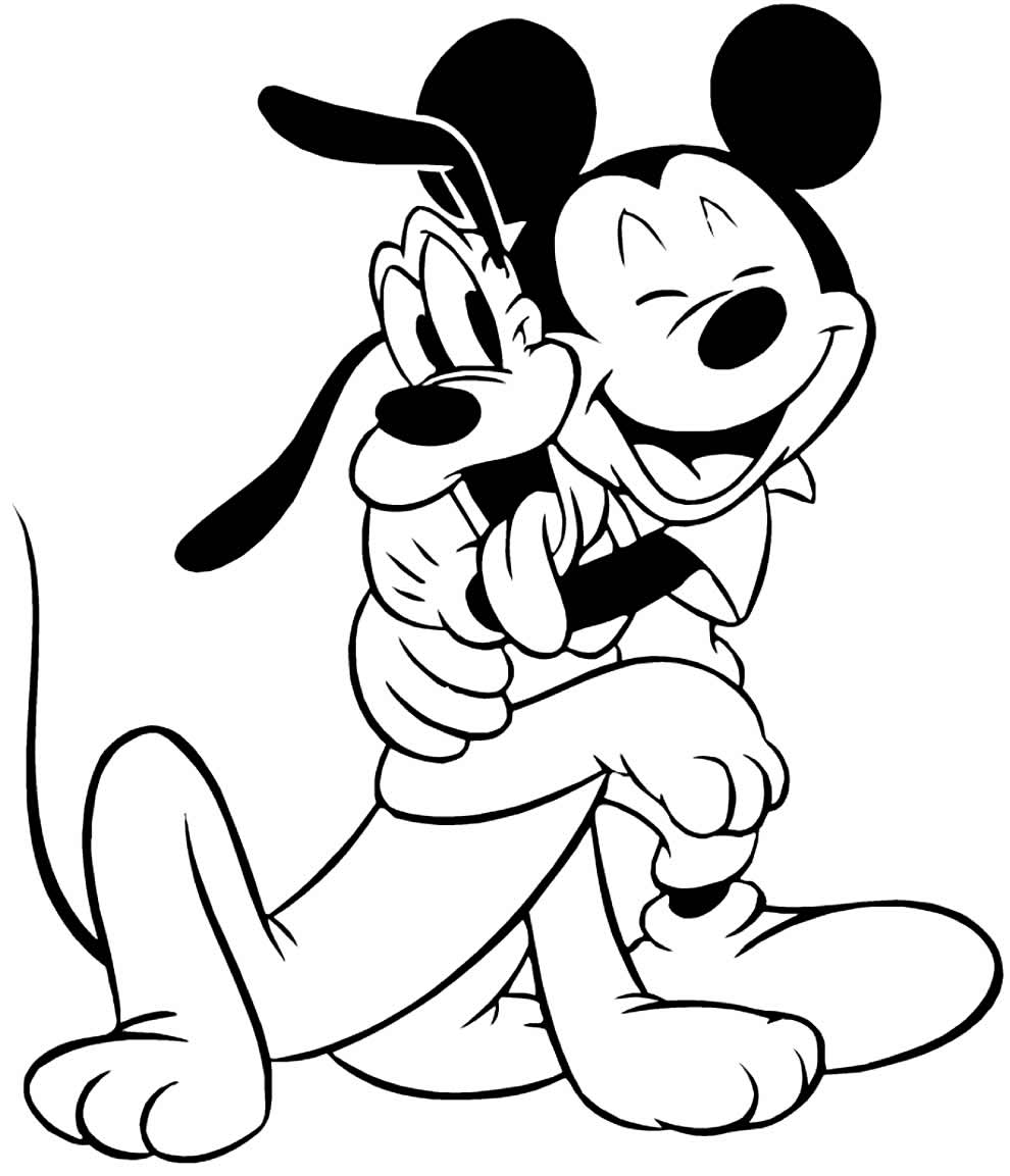 Dessin à colorier: Mickey (Films d'animation) #170088 - Coloriages à Imprimer Gratuits