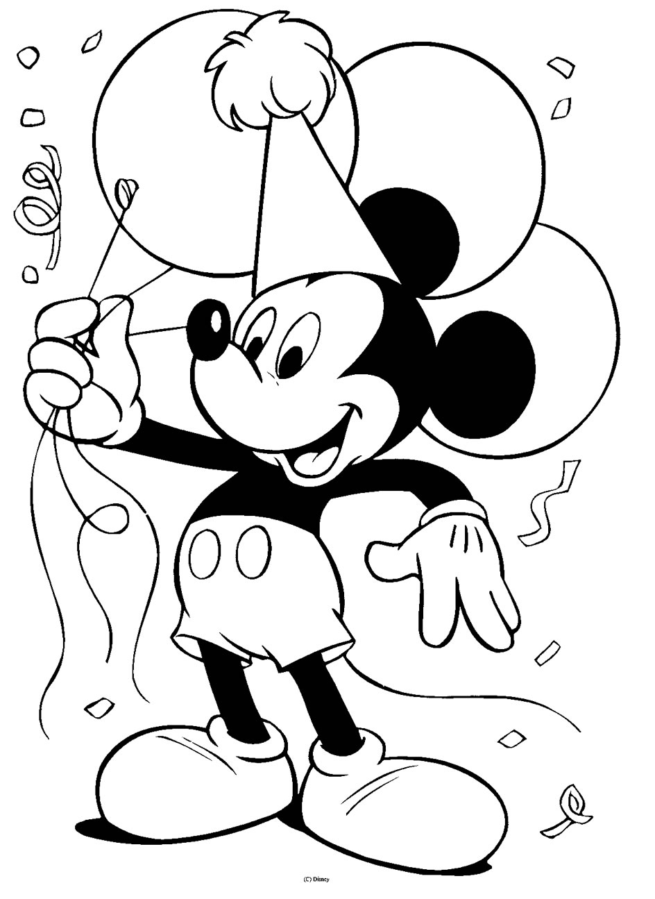Dessin à colorier: Mickey (Films d'animation) #170091 - Coloriages à Imprimer Gratuits