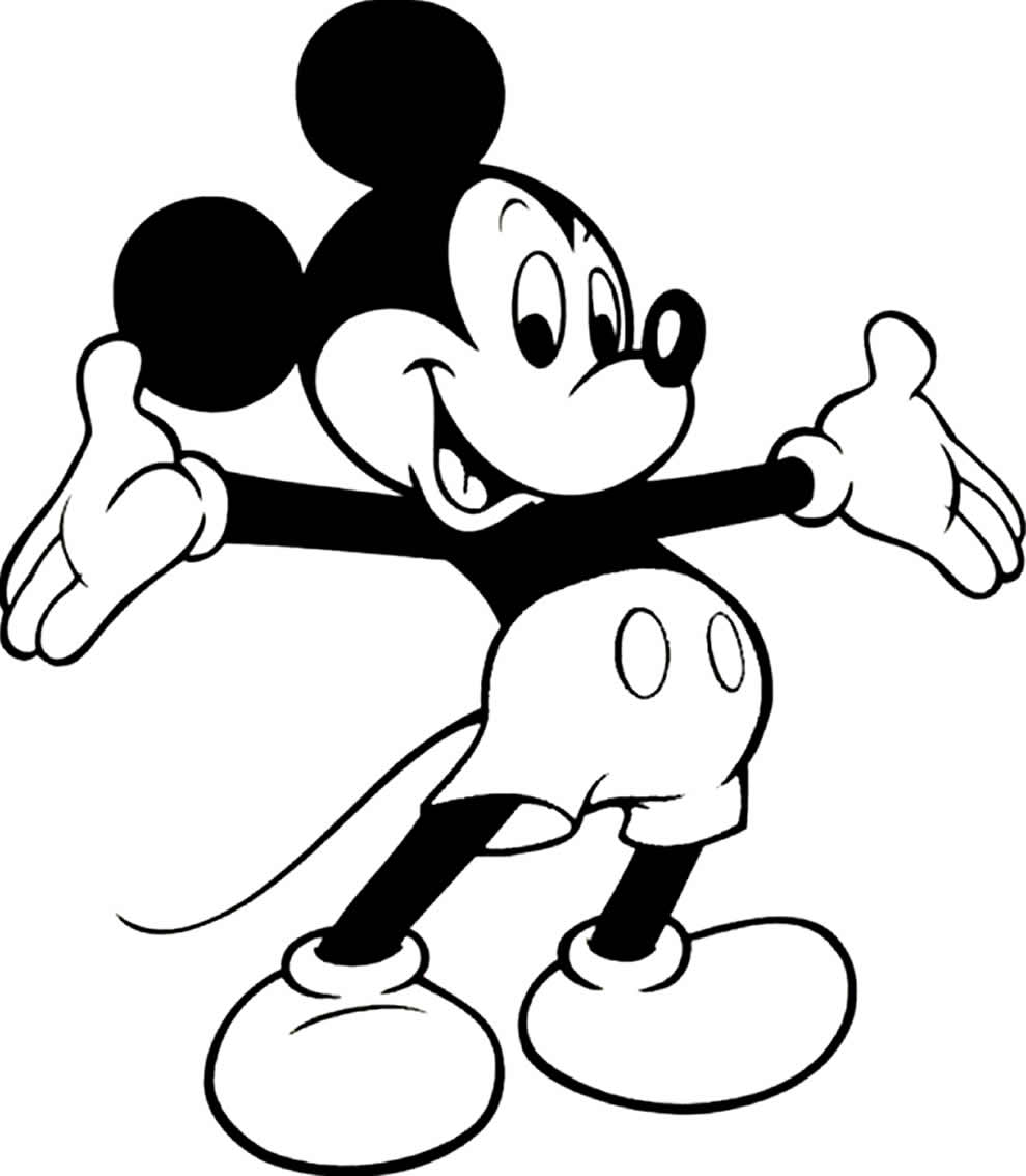 Dessin à colorier: Mickey (Films d'animation) #170092 - Coloriages à Imprimer Gratuits