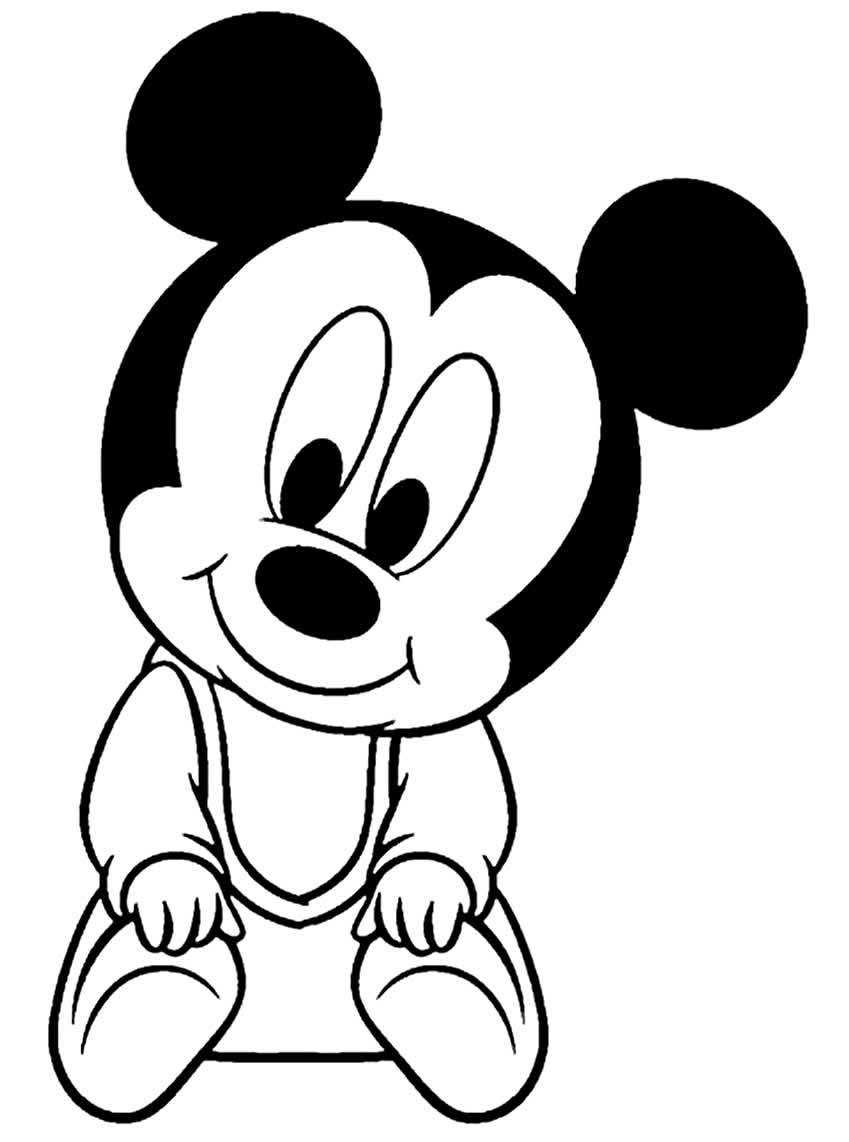 Dessin à colorier: Mickey (Films d'animation) #170100 - Coloriages à Imprimer Gratuits