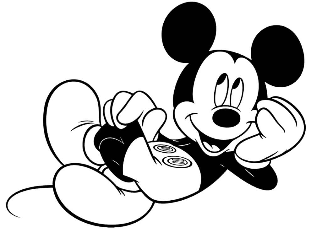 Dessin à colorier: Mickey (Films d'animation) #170106 - Coloriages à Imprimer Gratuits