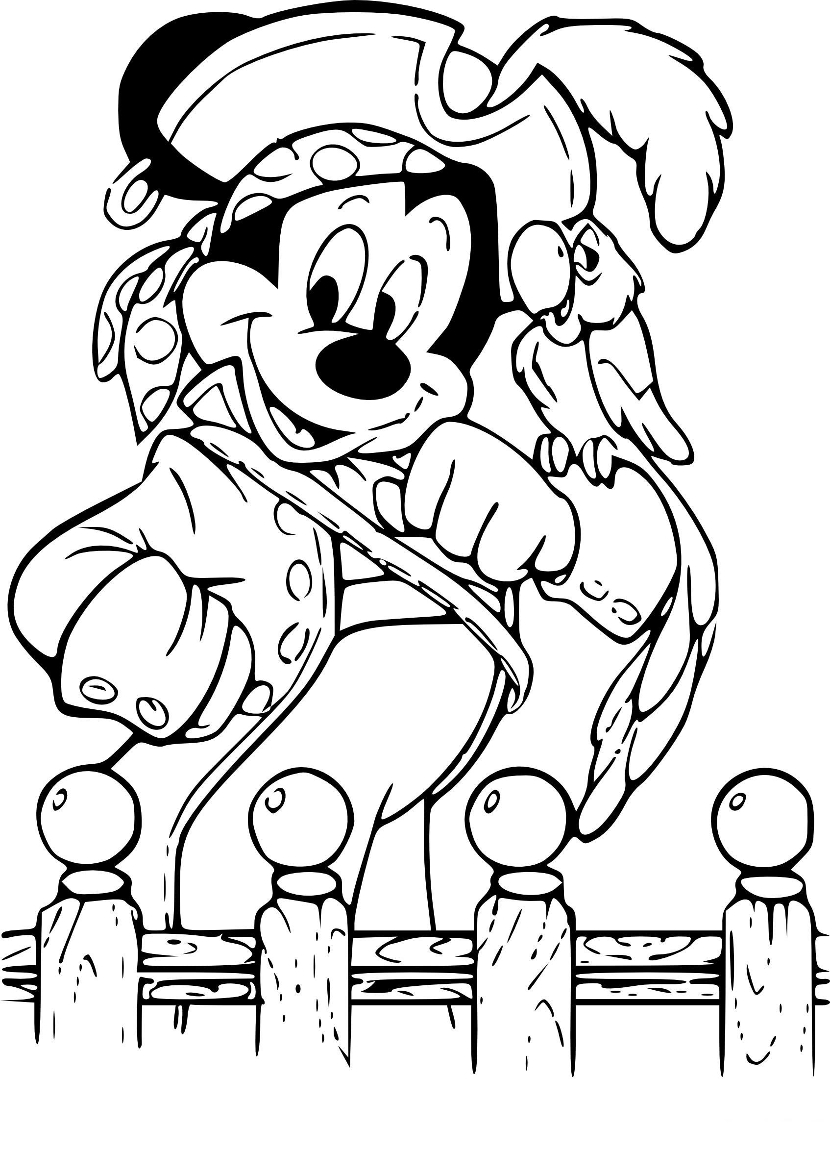 Dessin à colorier: Mickey (Films d'animation) #170108 - Coloriages à Imprimer Gratuits