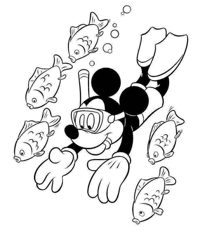 Dessin à colorier: Mickey (Films d'animation) #170114 - Coloriages à Imprimer Gratuits
