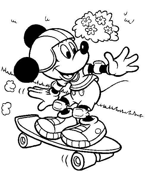 Dessin à colorier: Mickey (Films d'animation) #170135 - Coloriages à Imprimer Gratuits