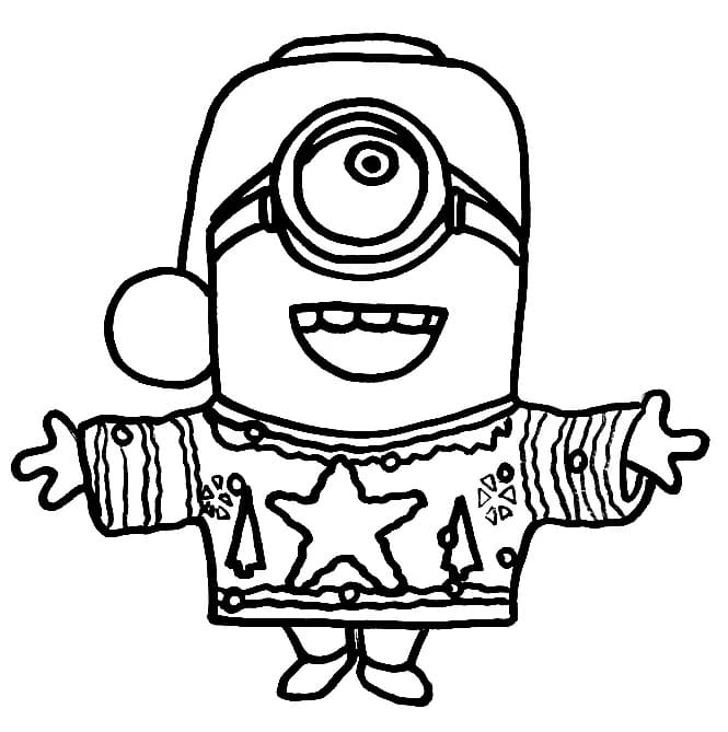 Coloriage gratuit Minion #183409 de la collection Films d'Animation à imprimer