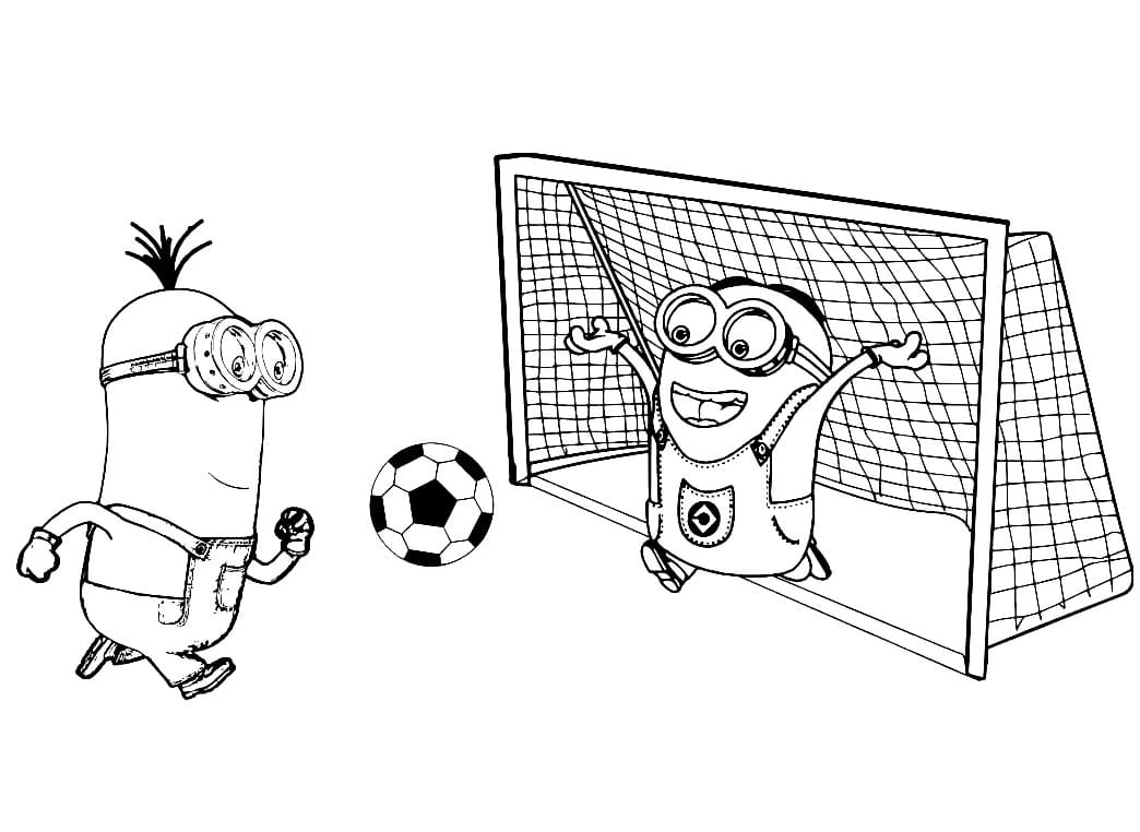 Coloriage gratuit Minion #183438 de la collection Films d'Animation à imprimer