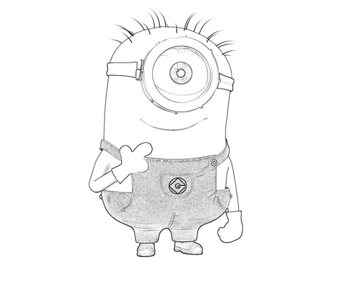 Dessin à colorier: Minions (Films d'animation) #72101 - Coloriages à Imprimer Gratuits