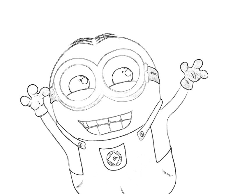 Dessin à colorier: Minions (Films d'animation) #72120 - Coloriages à Imprimer Gratuits