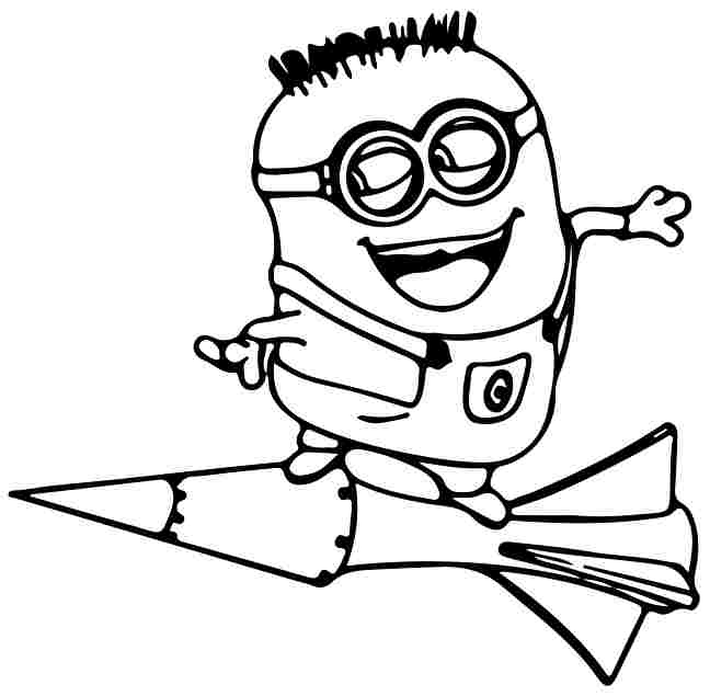 Dessin à colorier: Minions (Films d'animation) #72138 - Coloriages à Imprimer Gratuits