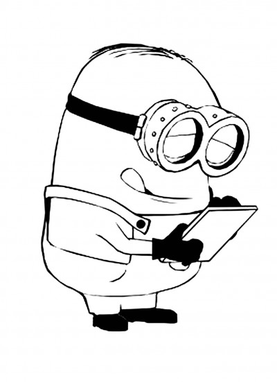 Dessin à colorier: Minions (Films d'animation) #72223 - Coloriages à Imprimer Gratuits