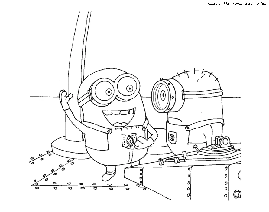 Coloriage gratuit Moi, Moche et Méchant #130353 de la collection Films d'Animation à imprimer