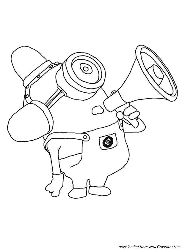 Coloriage gratuit Moi, Moche et Méchant #130365 de la collection Films d'Animation à imprimer