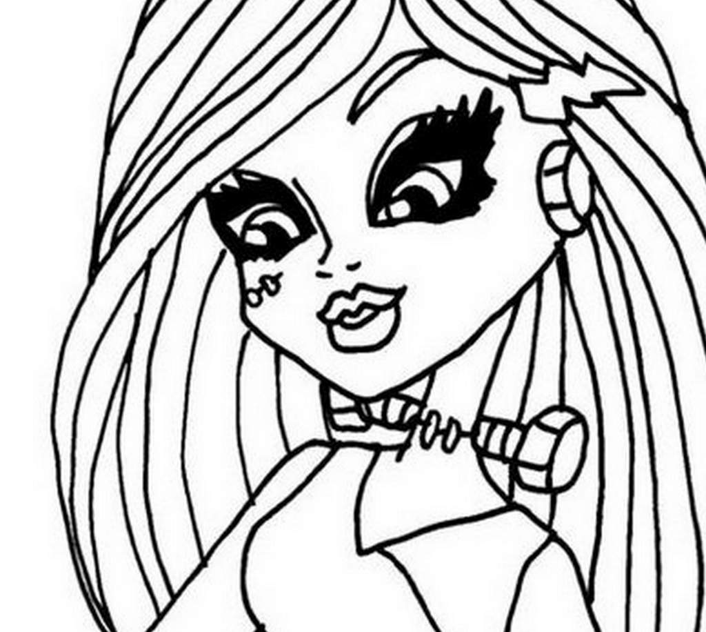 Dessin à colorier: Monster High (Films d'animation) #24930 - Coloriages à Imprimer Gratuits