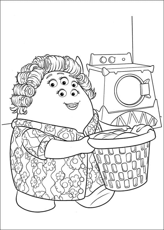 Coloriage Monstres Academy #206401 à imprimer gratuitement, extrait de la collection Films d'Animation