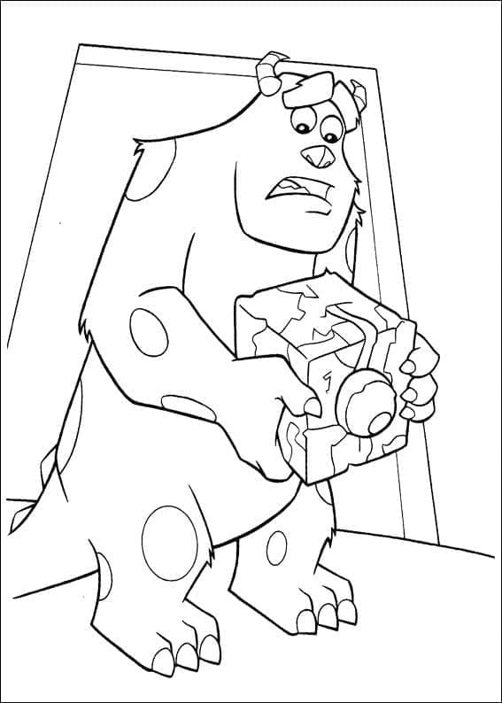 Page de coloriage Monstres et Cie #198363, collection Films d'Animation, à imprimer et colorier Page de coloriage Monstres et Cie #198363, collection Films d'Animation, à imprimer et colorier
