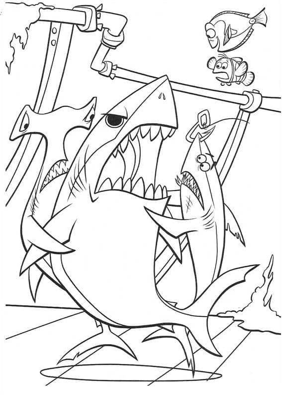 Coloriage gratuit Nemo #188542 de la collection Films d'Animation à imprimer