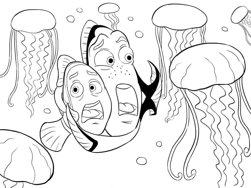 Coloriage gratuit Nemo #188563 de la collection Films d'Animation à imprimer