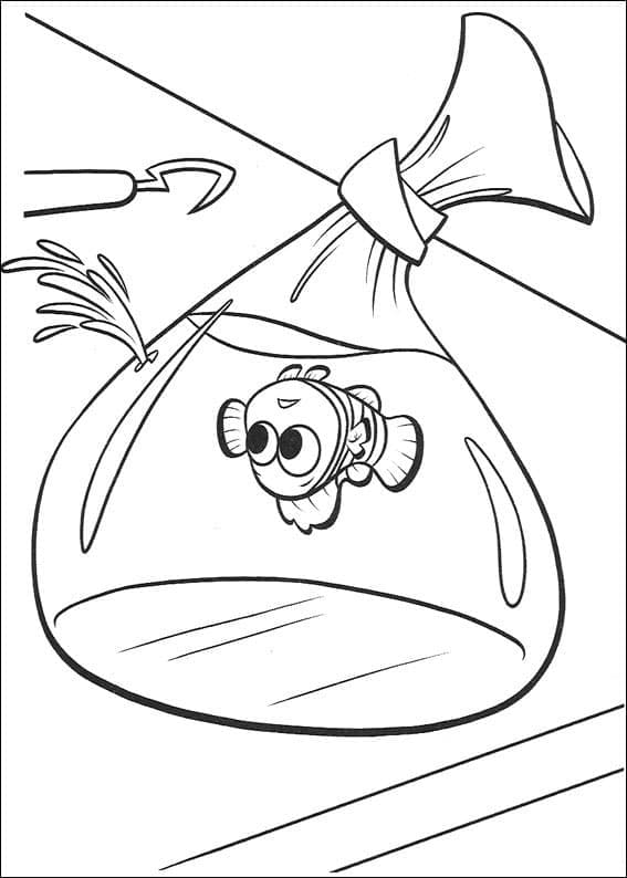 Coloriage gratuit Nemo #188564 de la collection Films d'Animation à imprimer