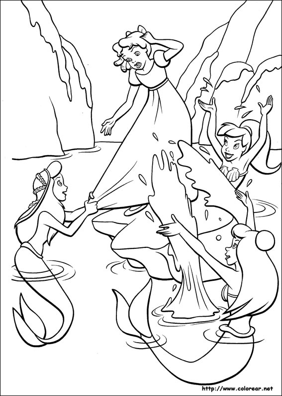 Dessin à colorier: Peter Pan (Films d'animation) #128849 - Coloriages à Imprimer Gratuits