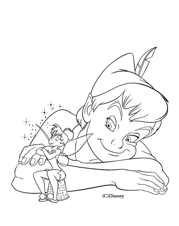 Dessin à colorier: Peter Pan (Films d'animation) #128920 - Coloriages à Imprimer Gratuits