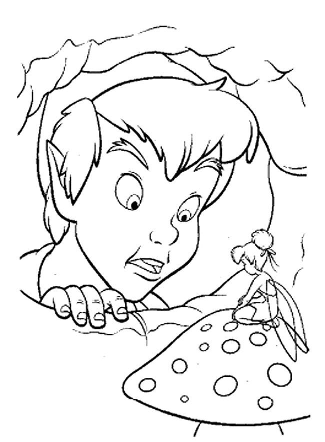 Dessin à colorier: Peter Pan (Films d'animation) #128928 - Coloriages à Imprimer Gratuits