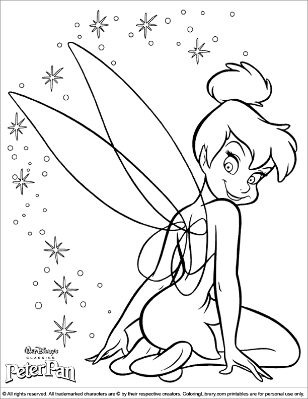 Dessin à colorier: Peter Pan (Films d'animation) #128990 - Coloriages à Imprimer Gratuits