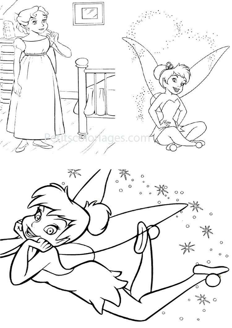 Dessin à colorier: Peter Pan (Films d'animation) #129129 - Coloriages à Imprimer Gratuits