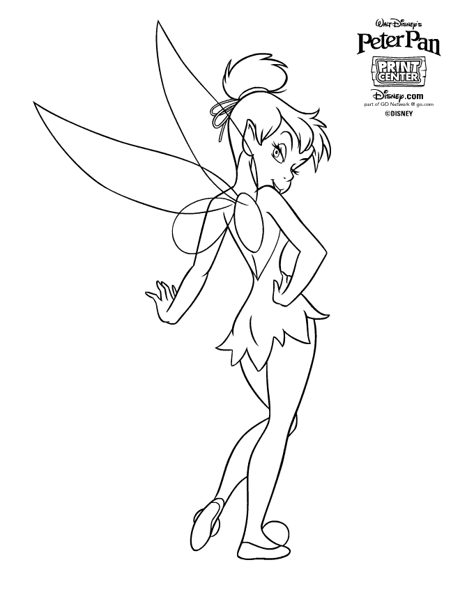 Dessin à colorier: Peter Pan (Films d'animation) #129151 - Coloriages à Imprimer Gratuits