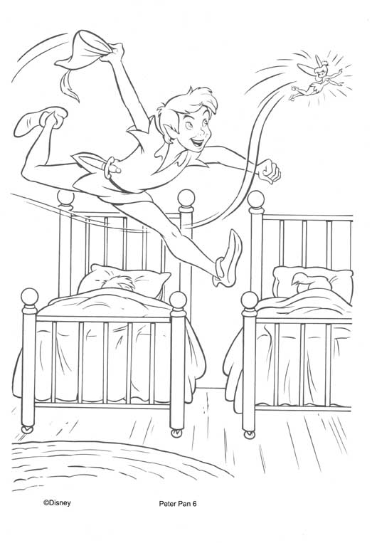 Dessin à colorier: Peter Pan (Films d'animation) #129153 - Coloriages à Imprimer Gratuits