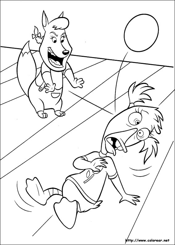 Dessin à colorier: Petit Poulet (Chicken Little) (Films d'animation) #72764 - Coloriages à Imprimer Gratuits