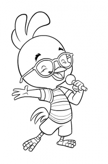 Dessin à colorier: Petit Poulet (Chicken Little) (Films d'animation) #72833 - Coloriages à Imprimer Gratuits