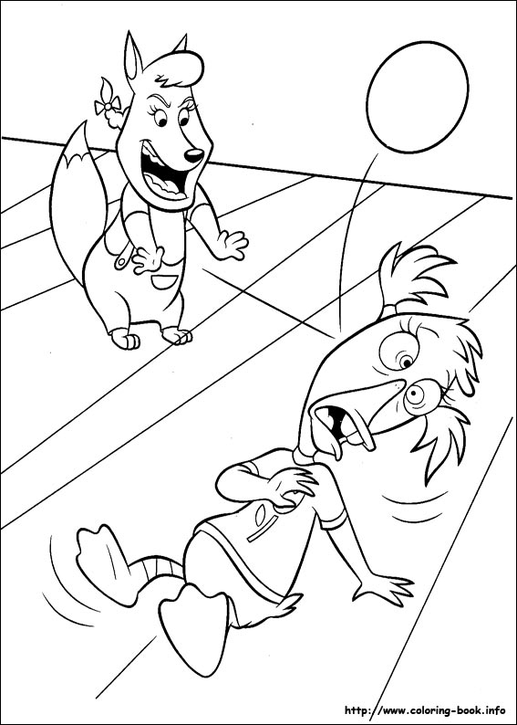 Dessin à colorier: Petit Poulet (Chicken Little) (Films d'animation) #72924 - Coloriages à Imprimer Gratuits