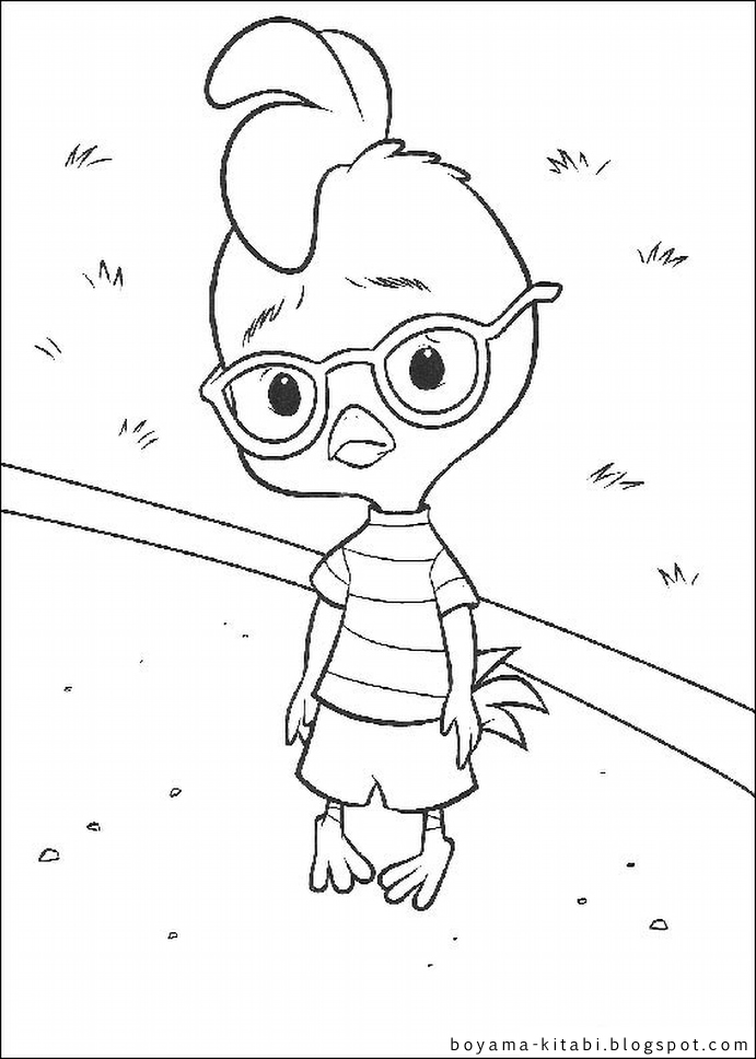 Dessin à colorier: Petit Poulet (Chicken Little) (Films d'animation) #73051 - Coloriages à Imprimer Gratuits