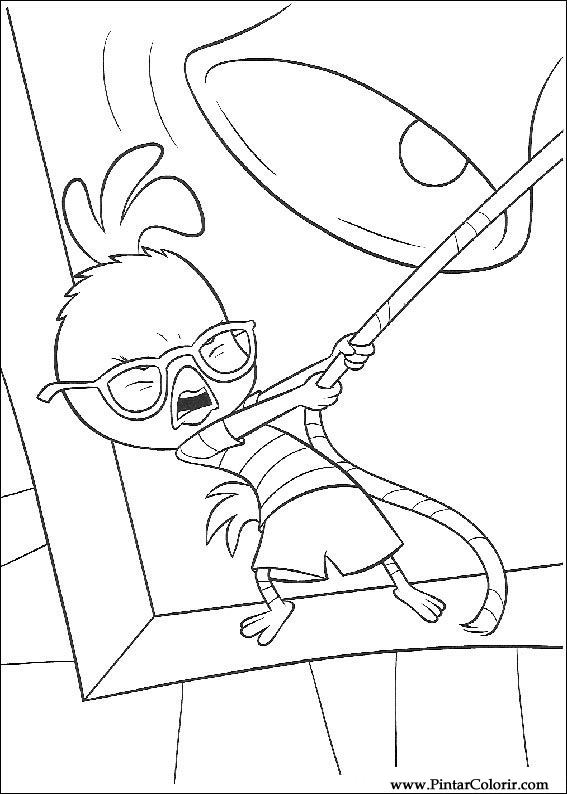 Dessin à colorier: Petit Poulet (Chicken Little) (Films d'animation) #73255 - Coloriages à Imprimer Gratuits