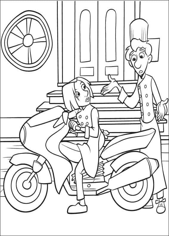 Coloriage gratuit Ratatouille #195340 de la collection Films d'Animation à imprimer