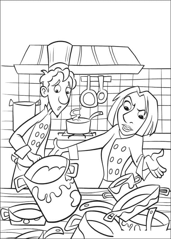 Page de coloriage Ratatouille #195350, collection Films d'Animation, à imprimer et colorier