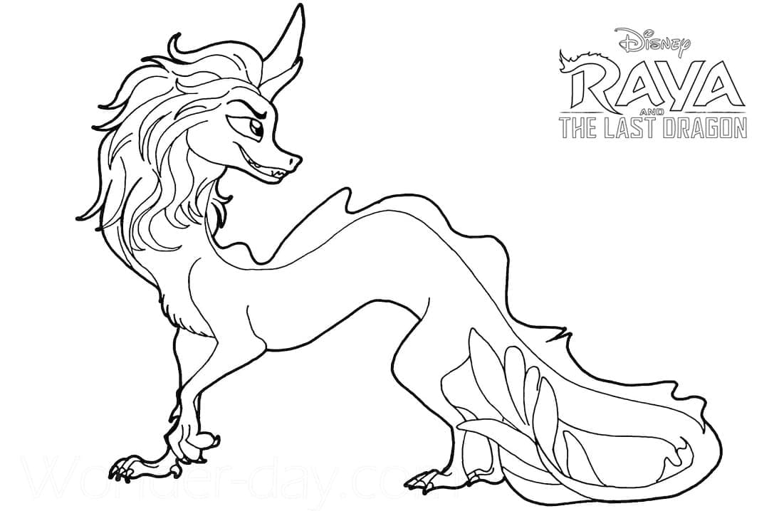 Coloriage gratuit Raya et le Dernier Dragon #178967 de la collection Films d'Animation à imprimer Coloriage gratuit Raya et le Dernier Dragon #178967 de la collection Films d'Animation à imprimer