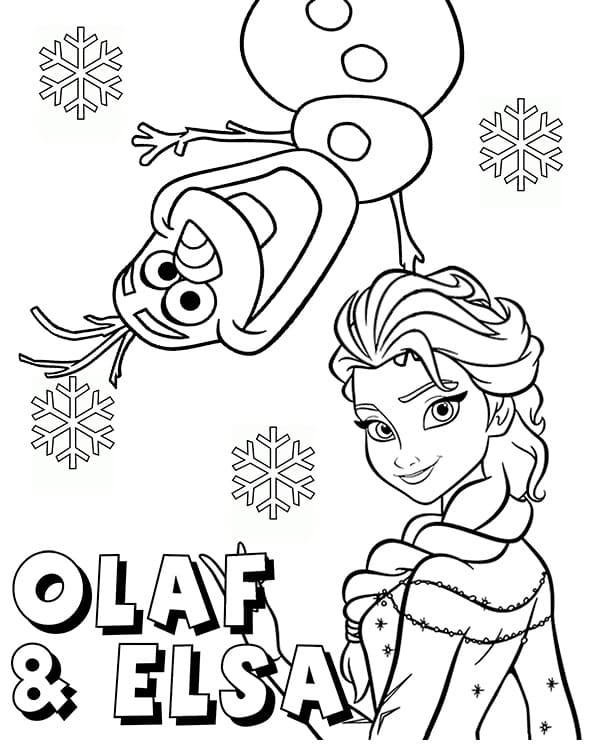 Dessin à colorier: Reine des Neiges (Films d'Animation) #175610 - Coloriages à Imprimer Gratuits