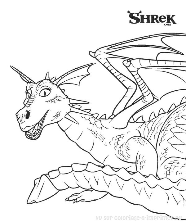 Dessin à colorier: Shrek (Films d'animation) #115057 - Coloriages à Imprimer Gratuits