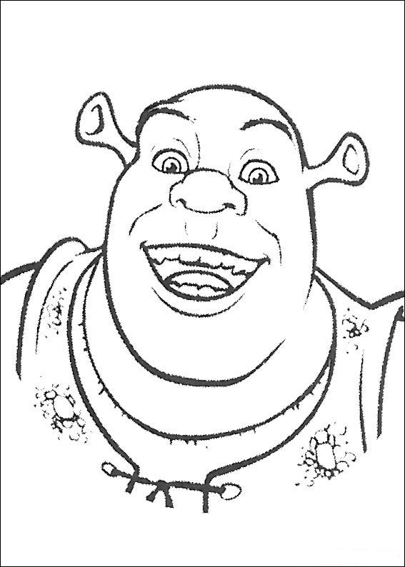 Dessin à colorier: Shrek (Films d'animation) #115064 - Coloriages à Imprimer Gratuits