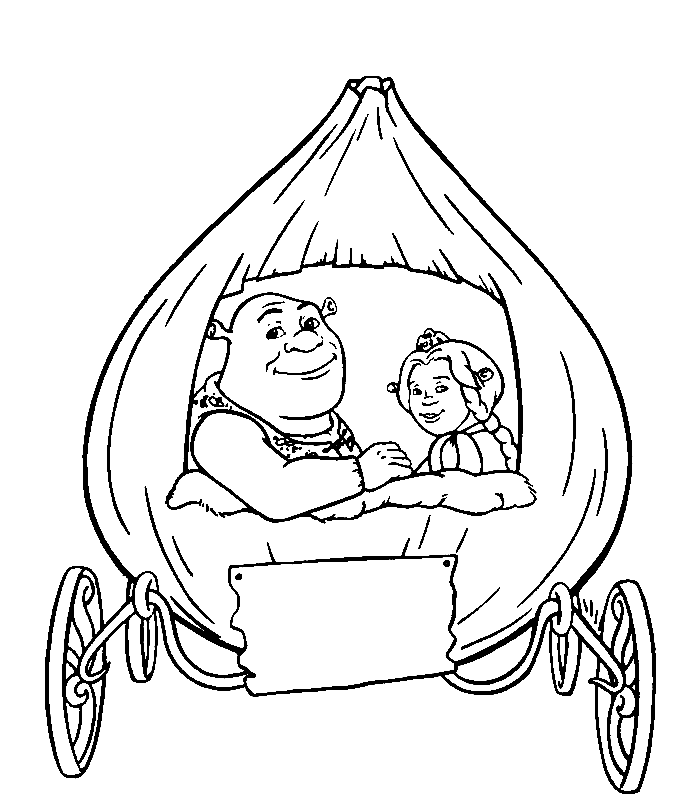 Dessin à colorier: Shrek (Films d'animation) #115097 - Coloriages à Imprimer Gratuits