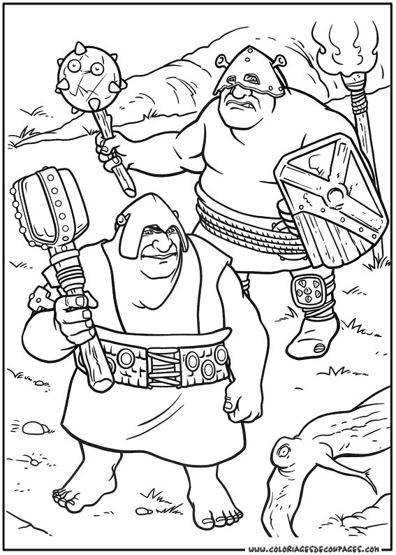 Dessin à colorier: Shrek (Films d'animation) #115131 - Coloriages à Imprimer Gratuits