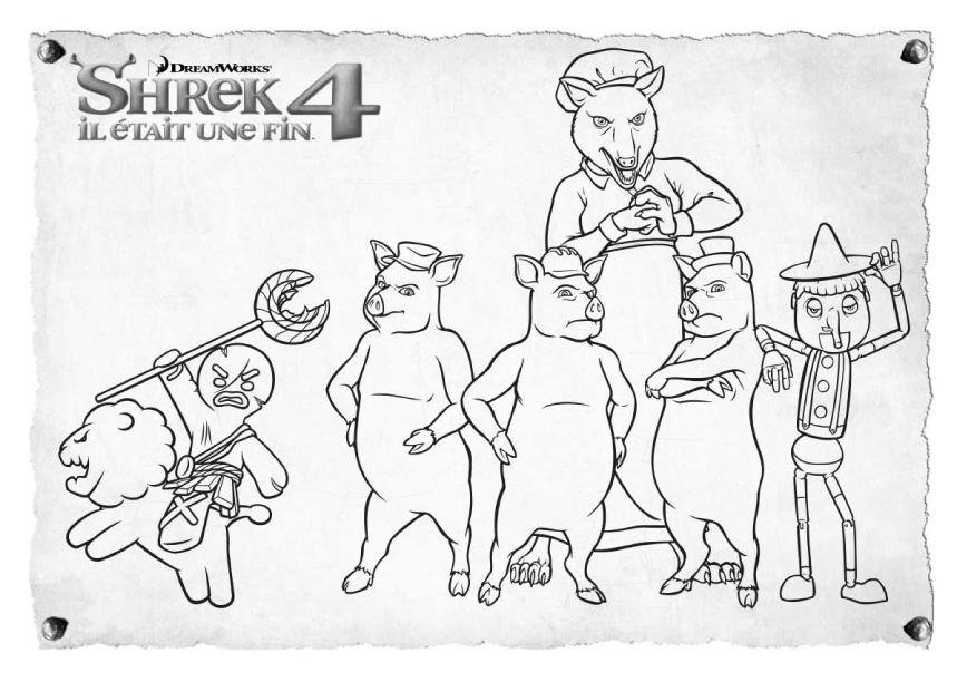 Dessin à colorier: Shrek (Films d'animation) #115212 - Coloriages à Imprimer Gratuits