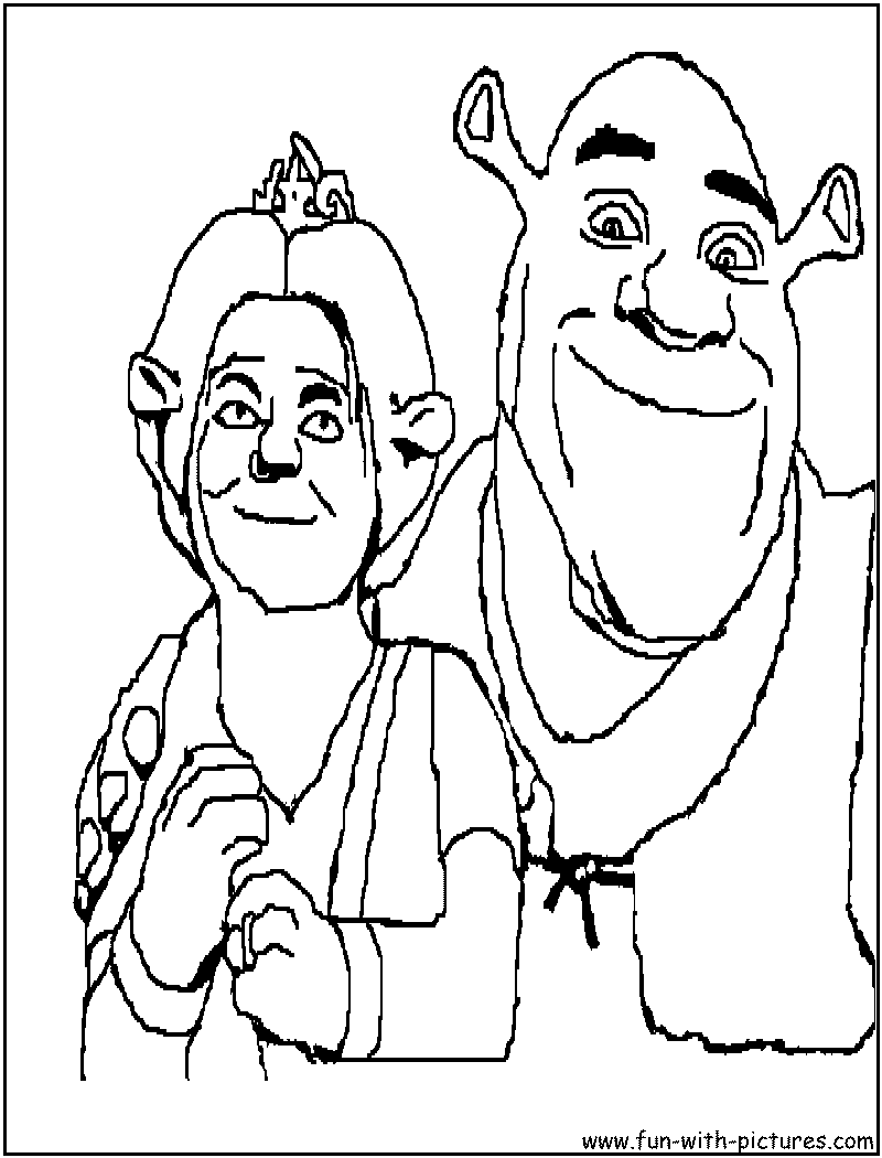 Dessin à colorier: Shrek (Films d'animation) #115237 - Coloriages à Imprimer Gratuits