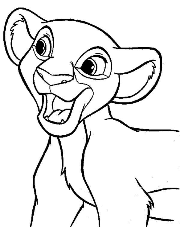 Dessin à colorier: Simba (Films d'animation) #170044 - Coloriages à Imprimer Gratuits