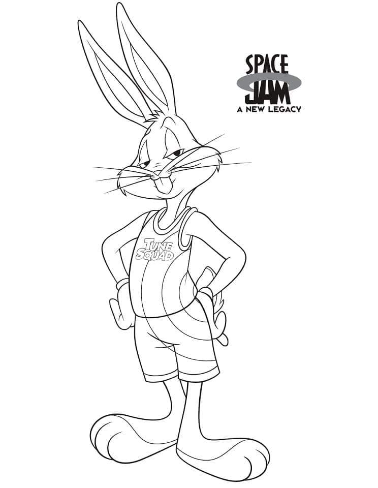 Coloriage gratuit Space Jam #198206 de la collection Films d'Animation à imprimer