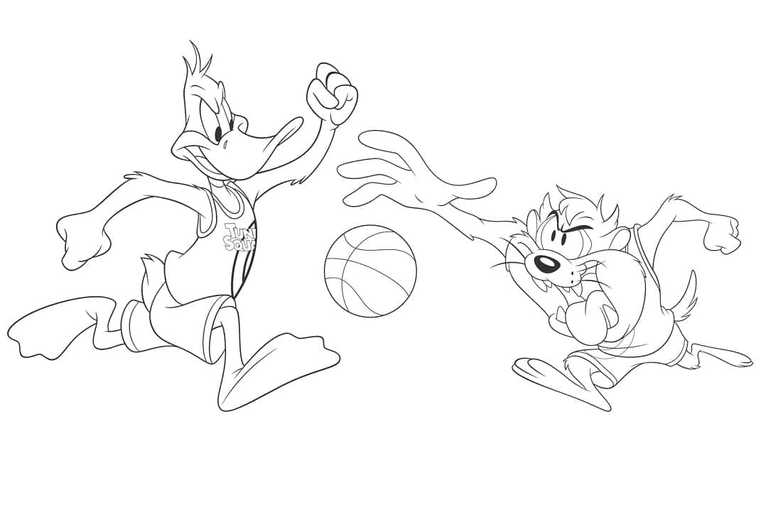 Dessin à colorier: Space Jam (Films d'Animation) #198215 - Coloriages à Imprimer Gratuits